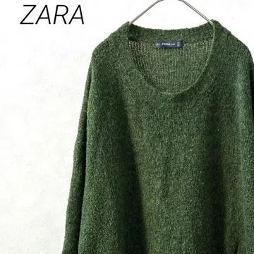 ZARA 니트 스웨터 크루넥 오버 사이즈 심플 루즈핏