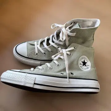 CONVERSE ALL STAR 하이컷 스니커즈 라이트 그린