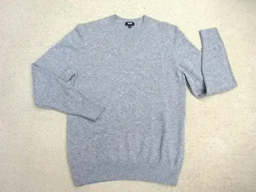 유니클로 캐시미어 100% 크루넥 긴팔 스웨터 캐시미어 스웨터 M