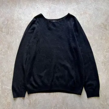 유니클로 캐시미어 100% 스웨터 니트 블랙 XXL