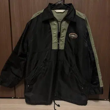 BOARDER CLUB 나일론 자켓 블랙/올리브