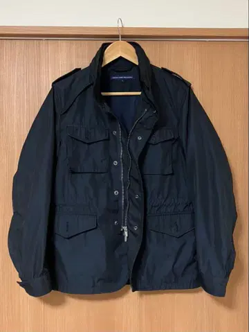 새상품급 green label relaxing 밀리터리 자켓 블랙