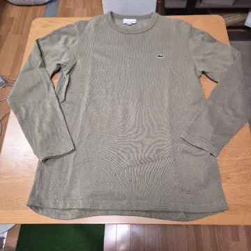 [ 새상품급 ] LACOSTE 캥거루 롱 슬리브 T셔츠 클래식 핏 M