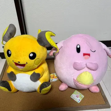 라이츄와 럭키 봉제 인형 세트