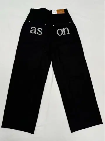 as'on 블랙 팬츠 M 사이즈