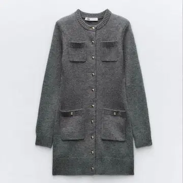 ZARA 포켓 숏 니트 원피스 M