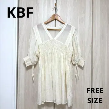 KBF 2WAY 셔링 미니 원피스 아이보리