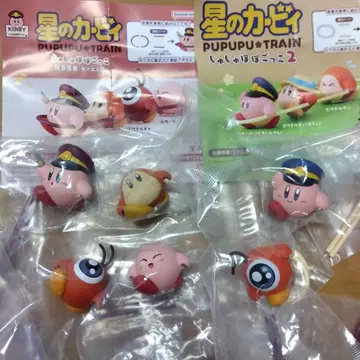별의 커비 가챠 슉슉 놀이 한큐 기차 4종 컴프 +2개