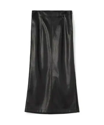 TOMORROWLAND MACPHEE 레더라이크 I라인 롱 스커트