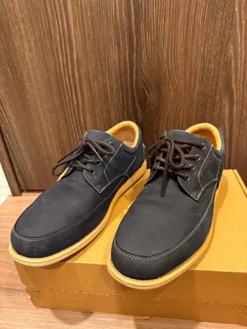 26.5cm 호킨스 HL82051 가죽 신발 네이비 방수