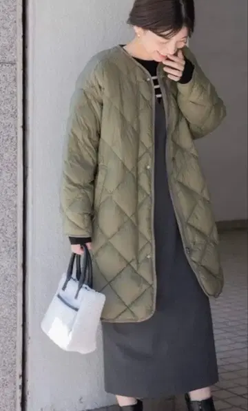 URBAN RESEARCH DOORS 라이트 다운 퀼트 코트