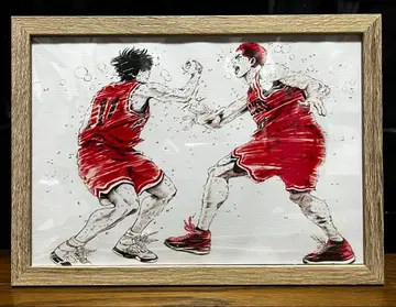 슬램덩크 액자 캠퍼스 코튼 회화 태피스트리 하이 터치 2