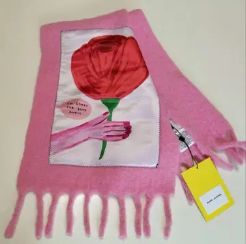 MARC JACOBS 핑크 머플러 이번 시즌 택 포함 새상품