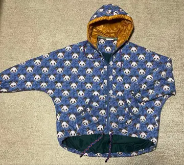 MELANGE 블루종 팬더 무늬