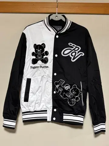 PAGELO 파제로 블루종 남성용 봄/여름 아플리케 MA-1 점퍼