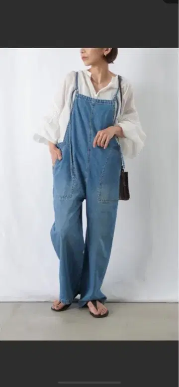 LUCA/LADY LUCK LUCA 블랙 데님 살로펫 M