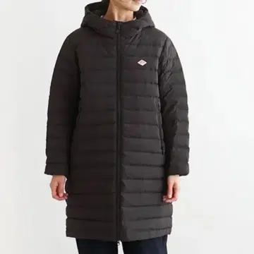 단톤 스트레치 나일론 미들 다운 후드 코트 M 사이즈 블랙