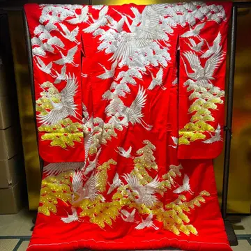 우치카케 이로 우치카케 학 자수