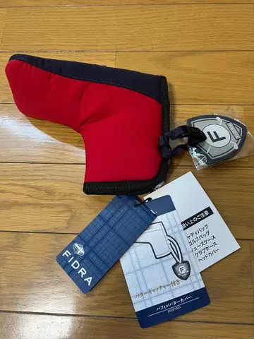 FIDRA 퍼터용 골프헤드커버 레드/네이비