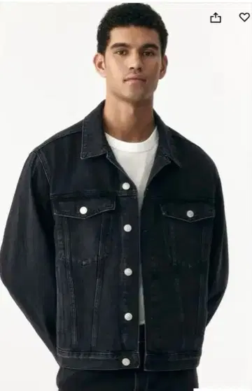 H&M 데님 트래커 자켓