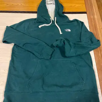 더 노스페이스 다크 그린 후드티