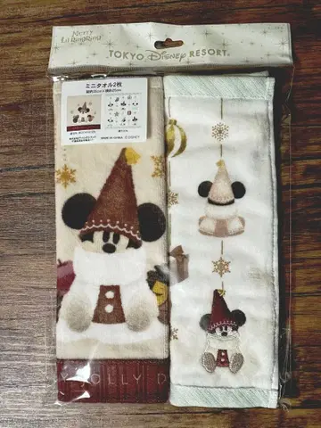 릴린린 미니 타월 2장 디즈니 2025년 크리스마스 미사용