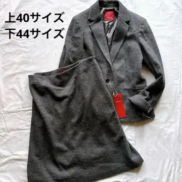 사이즈 상의 40 / 하의 44 AMACA 셋업 모 재킷 스커트 GY