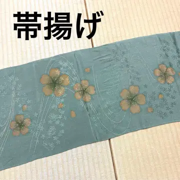 오비 장식 천 치구사색 로케츠 염색