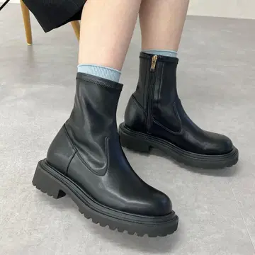 탱크 밑창 스트레치 부츠 M 사이즈