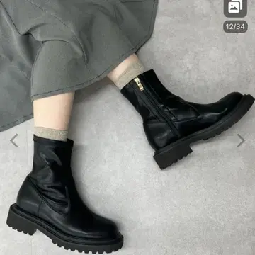 탱크 밑창 스트레치 부츠 M 사이즈