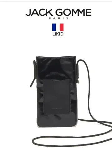 잭 고메 리키드 블랙 스마트폰 숄더백