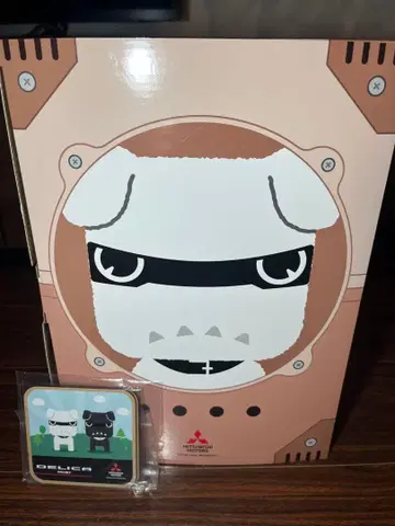 데리마루 인기 화이트 미개봉 새상품 봉제 인형 본체 코스터 포함