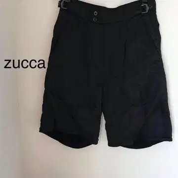 zucca 블랙 새틴 하프 팬츠 블랙 니트