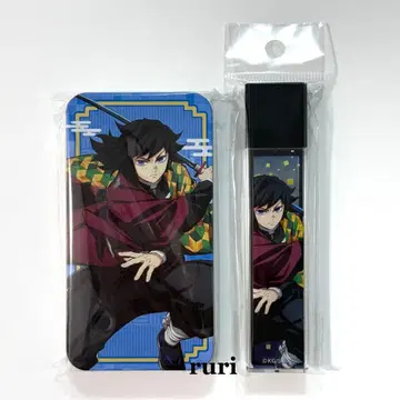 [미개봉] 귀멸의 칼날 토미오카 기유 슬라이드 캔 케이스 스틱 거울