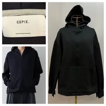 CEPIE. 후디드 풀오버 사이즈 F 컬러 BLACK