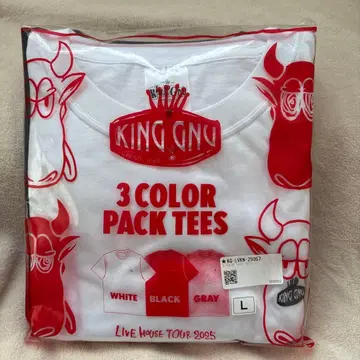 King Gnu 3COLOR PACK TEES 티셔츠 L 사이즈