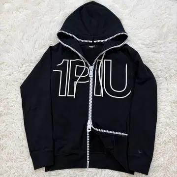 [ 새상품급 ] 우노피우노우과레토레 릴랙스 집업 후드티 블랙 XL