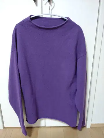 Plage 플라주 캐시미어 혼방 슈퍼 파인 울 니트 퍼플