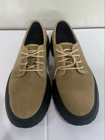 CAMPER 베이지 스웨이드 로퍼 39