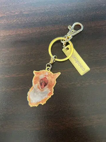 하라페코 상점 akubi 고양이 키링