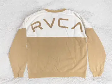 레어 RVCA 맨투맨 화이트/베이지