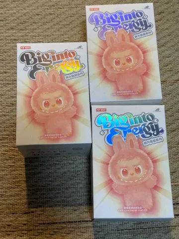 Big into Energy labubu 에너지 러브러브 3개 세트