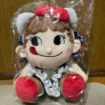 페코짱 x 헬로키티 앉은 봉제 인형 레어