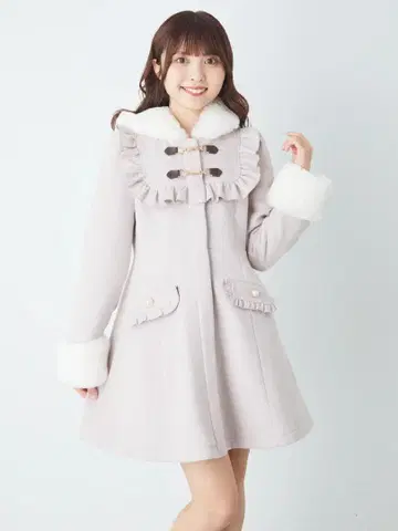 Ank Rouge 비트 디자인 도리 더플 코트