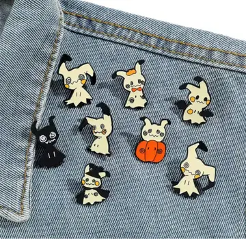 포켓몬 미미큐 핀 배지 8개 세트