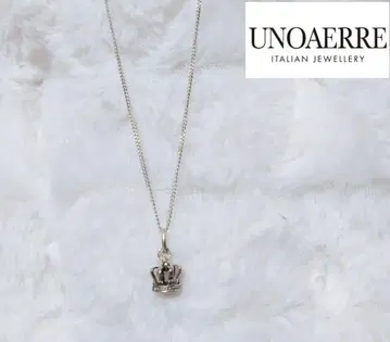 UNOAEREE 우노아레 크라운 모티브 목걸이 실버925