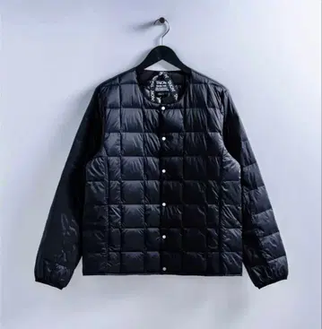 타이온 TAION 베이직 크루넥 버튼 이너 다운 자켓 L