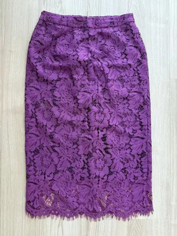 즉시 발송 nano universe 퍼플 레이스 스커트