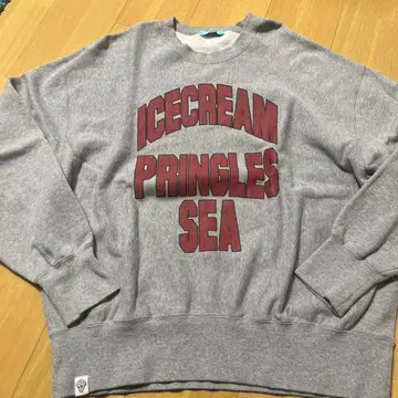 윈드앤씨 ICECREAM 콜라보 L 사이즈 맨투맨 트레이닝복