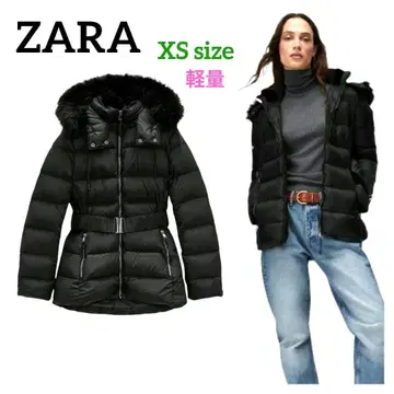 ZARA 자라 다운 경량 레어 사이즈 블랙